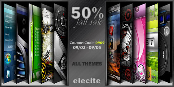 Elecite Fall BlackBerry Theme 50% Off Sale