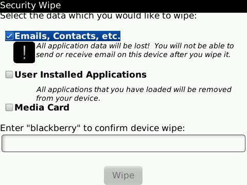 Blackberry Wipe